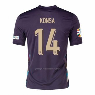 Camiseta Inglaterra Jugador Konsa Segunda 2024