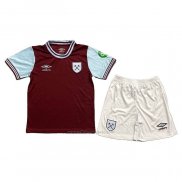 Camiseta West Ham Primera Nino 2024-2025