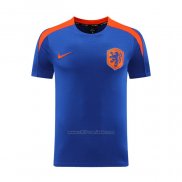 Camiseta de Entrenamiento Paises Bajos 2024-2025 Azul