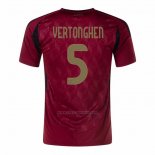 Camiseta Belgica Jugador Vertonghen Primera 2024