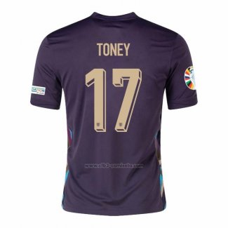 Camiseta Inglaterra Jugador Toney Segunda 2024