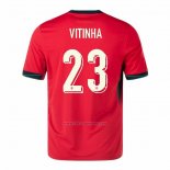 Camiseta Portugal Jugador Vitinha Primera 2024