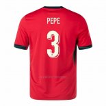 Camiseta Portugal Jugador Pepe Primera 2024