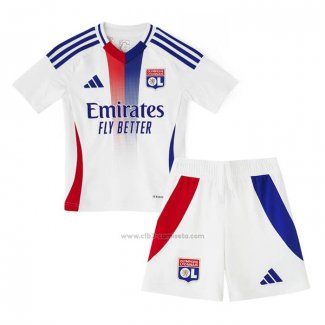 Camiseta Lyon Primera Nino 2024-2025