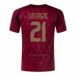 Camiseta Belgica Jugador Castagne Primera 2024