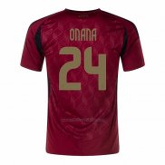 Camiseta Belgica Jugador Onana Primera 2024