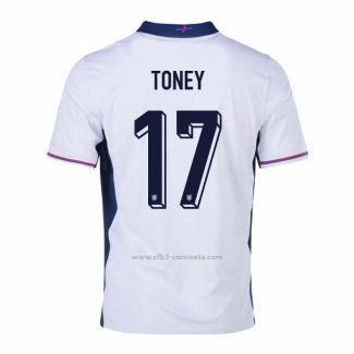 Camiseta Inglaterra Jugador Toney Primera 2024