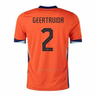 Camiseta Paises Bajos Jugador Geertruida Primera 2024-2025