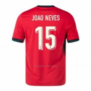 Camiseta Portugal Jugador Joao Neves Primera 2024