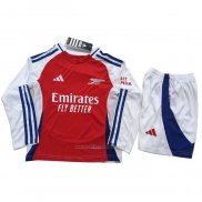 Camiseta Arsenal Primera Manga Larga Nino 2024-2025