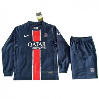 Camiseta Paris Saint-Germain Primera Manga Larga Nino 2024-2025