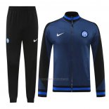 Chandal de Chaqueta del Inter Milan 2024-2025 Azul