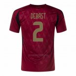 Camiseta Belgica Jugador Debast Primera 2024