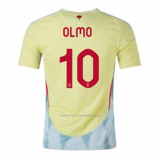 Camiseta Espana Jugador Olmo Segunda 2024