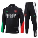 Chandal de Sudadera del Arsenal 2024-2025 Negro