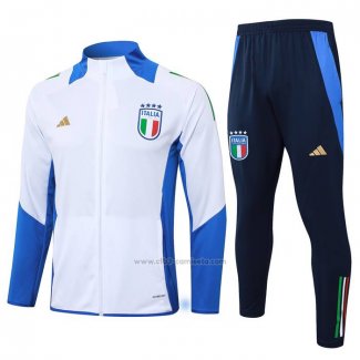 Chaqueta del Italia 2024-2025 Blanco y Azul