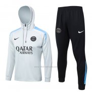 Chandal de Sudadera del Paris Saint-Germain 2024-2025 Gris