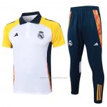 Conjunto Polo del Real Madrid 2024-2025 Blanco