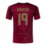 Camiseta Belgica Jugador Bakayoko Primera 2024