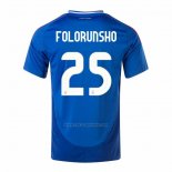 Camiseta Italia Jugador Folorunsho Primera 2024-2025