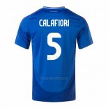 Camiseta Italia Jugador Calafiori Primera 2024-2025