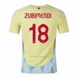 Camiseta Espana Jugador Zubimendi Segunda 2024