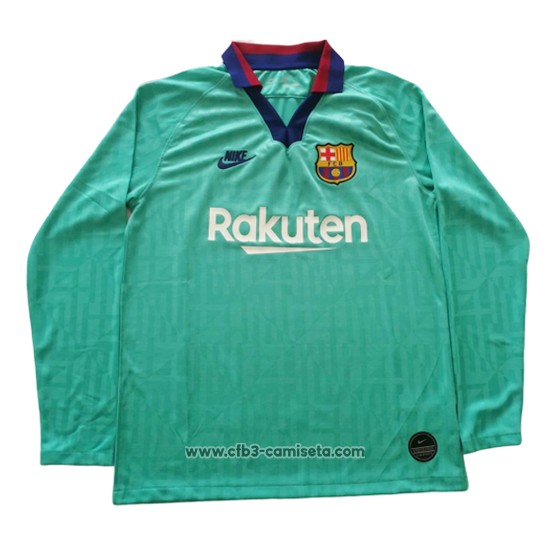 camiseta de barcelona manga larga